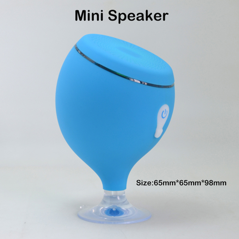 S6 Mini IPX6 Водоустойчив безжичен високоговорител Преносим плуващ Сукер високоговорител за телефон с цветна светлина