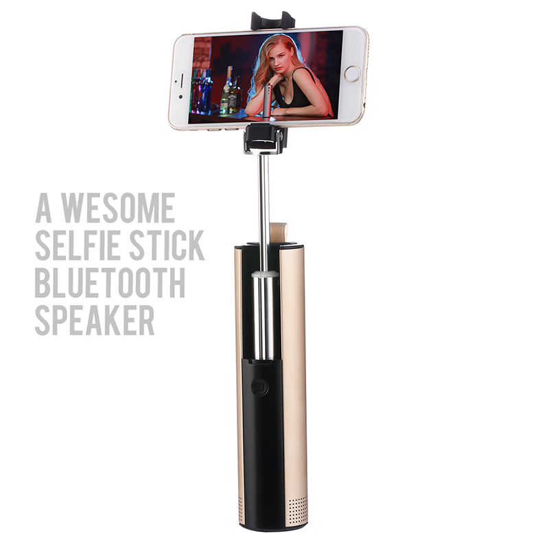 S621 безжичен високоговорител Selfie Stick Лесен за носене