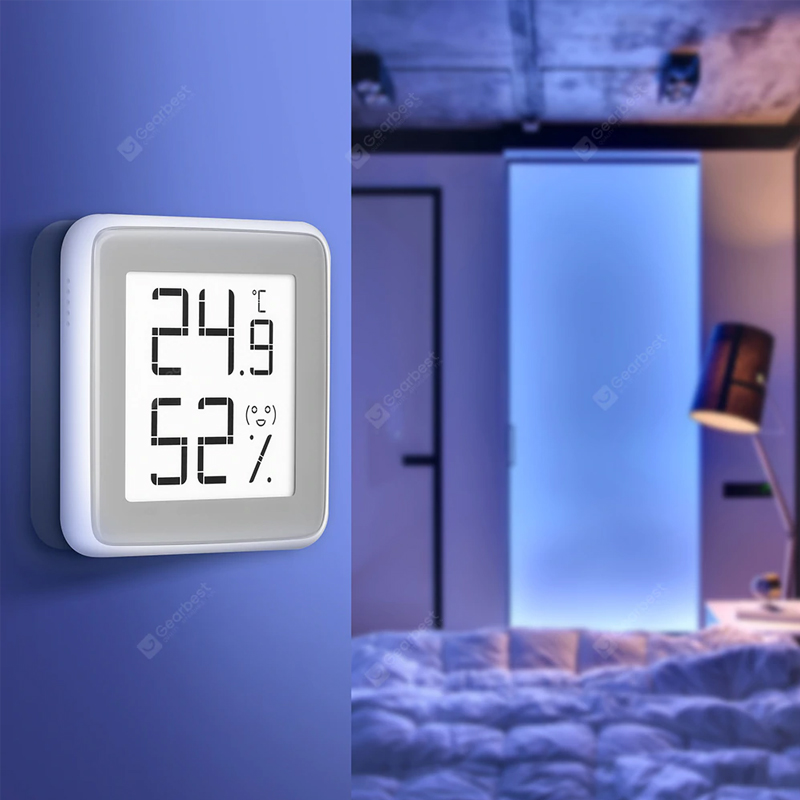 C201 Електронен термометър с екран с мастило Хигрометър 1бр от Xiaomi youpin - Бял